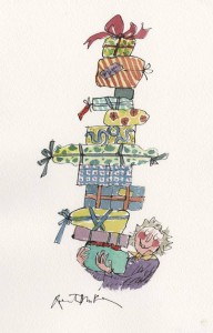 Regalos originales para niños. Ilustración de Quentin Blake Regalos originales para niños. Ilustración de Quentin Blake