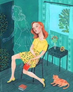 La magia de leer Nos desdoblamos con la lectura, vivimos otras vidas (ilustración de Helena Pérez García)