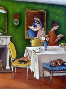 La magia de leer Sin duda alguna, en esta casa se lee (ilustración de Catherine Nolin)