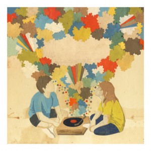 Ilustración de Hollie Chastain. El placer de la música Ilustración de Hollie Chastain