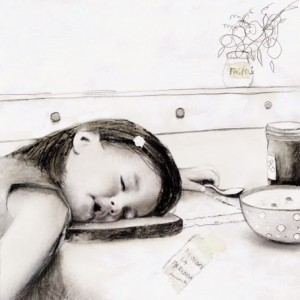 Ilustración de Sonia Maria Luce Possentini. Las primeros madrugones cuestan.