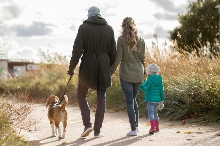 Paseo en la naturaleza para fomentar hábitos diarios de calma