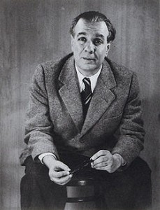 Borges fotografiado por Grete Stern en 1951.