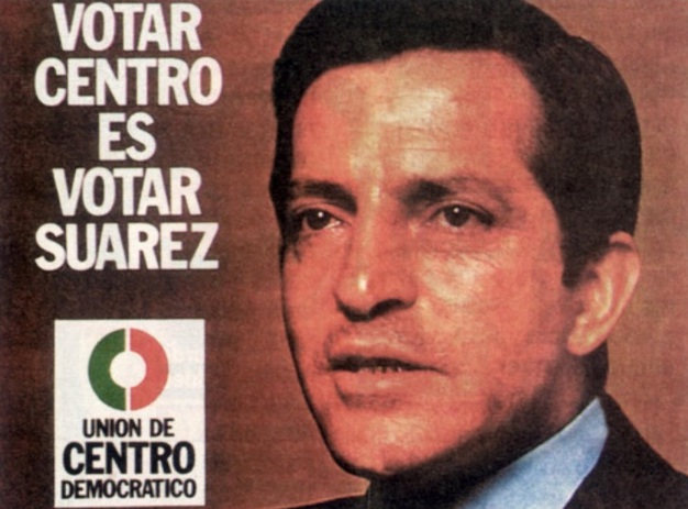 En 1977 Adolfo Suárez pedía el voto para UCD con este cartel electoral. (Este cartel de UCD y el resto de carteles que aparecen en el post son carteles electorales de 1977 a 2015: los carteles electorales de la democracia).