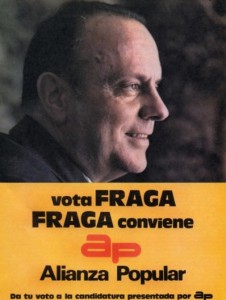 1977, Manuel Fraga fue el candidato de Alianza Popular