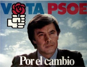 En 1982 Felipe González se presentaría con este eslogan. El líder del PSOE consiguió la mayoría absoluta, 202 de los 350 escaños.