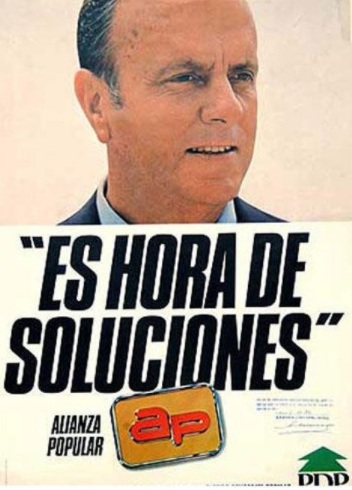 Cartel de Alianza Popular de 1982.