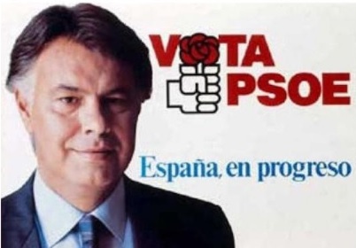 Cartel electoral del PSOE de Felipe González para las elecciones de 1989.