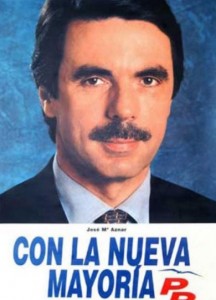 En 1996 José María Aznar se proclamó presidente del Gobierno.