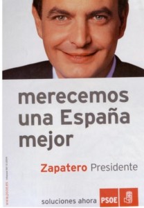 José Luis Rodríguez Zapatero ganó las elecciones de 2004.