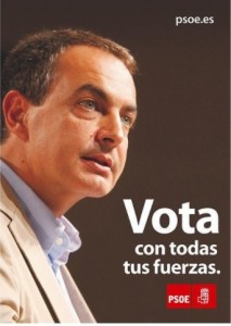Zapatero revalidó presidencia en 2008.