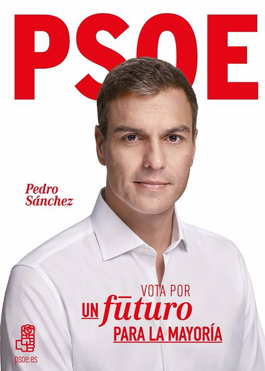 Cartel electoral del PSOE 