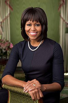 Cuentos de buenas noches para niñas rebeldes. Michelle Obama en 2013