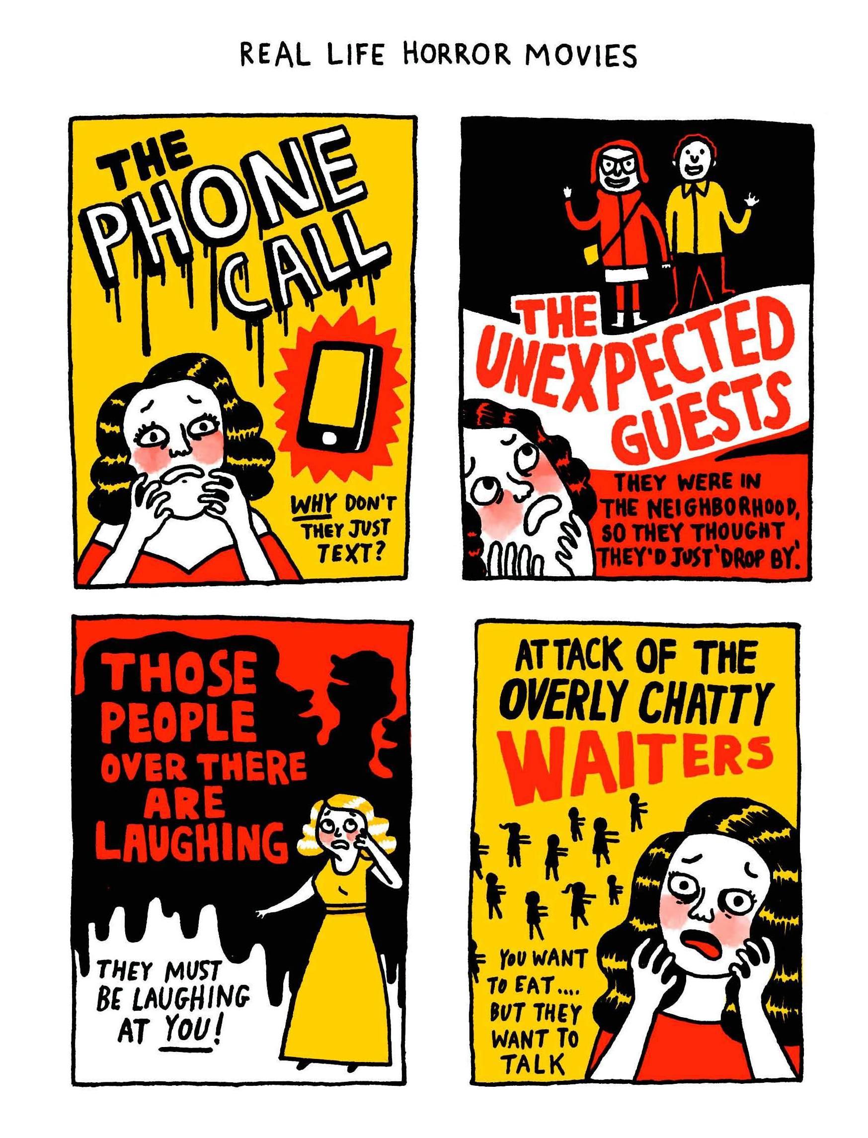 Ansiedad. Ilustración de Gemma Correll.