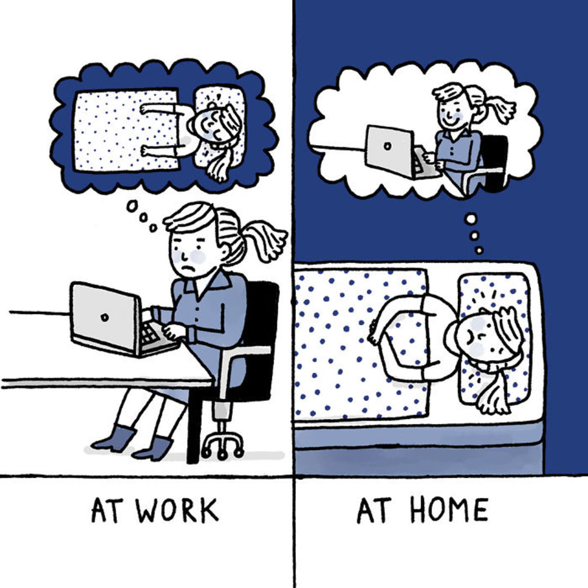 Ansiedad. Ilustración de Gemma Correll.