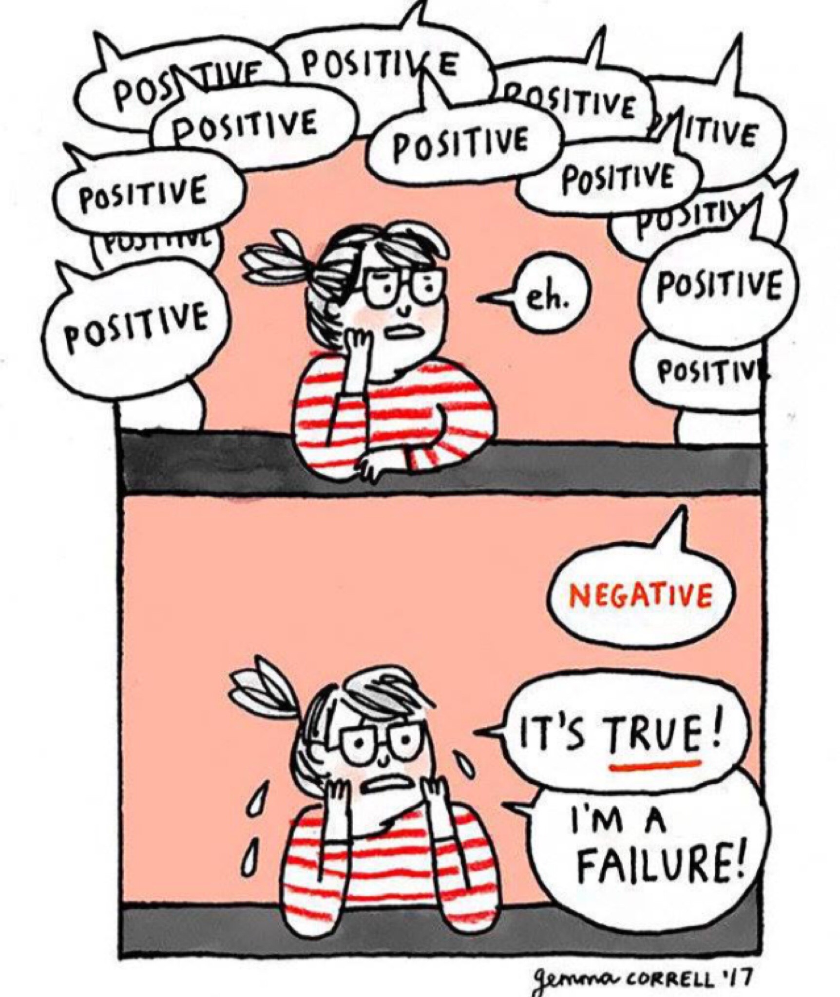 Ansiedad. Ilustración de Gemma Correll.