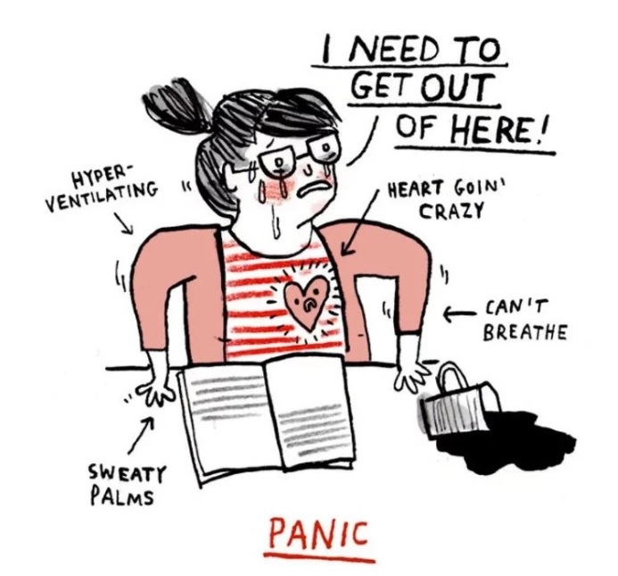 Ansiedad. Ilustración de Gemma Correll.