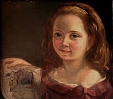 Ada Lovelace de niña. Retrato de Alfred d'Orsay en 1822,