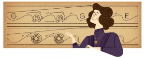 Doodle de Google con motivo del 162 aniversario del nacimiento de Hertha Ayrton