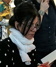 Brigitte Giraud, en la feria del libro 2012. Escritora francesa nacida en 1960, autora de novelas y cuentos