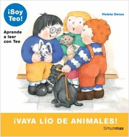 Los libros de Teo | ¡Vaya lío de animales! | +5 años