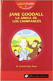 Libros feministas para niñas, niños y jóvenes | Jane Goodall, la amiga de los chimpancés | +9 años