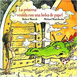 Libros feministas para niñas, niños y jóvenes | La princesa vestida con una bolsa de papel | +4 años