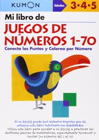 Juegos de ingenio para niños | Mi libro de juegos de números 1-70