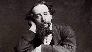 El escritor inglés Charles Dickens.