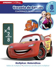 Juegos para aprender matemáticas | Aprendo con Disney. Problemas sencillos para multiplicar | +8 años