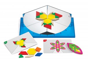 Juegos para aprender matemáticas | Espejo para simetrías y geometría con actividades | +5 años 