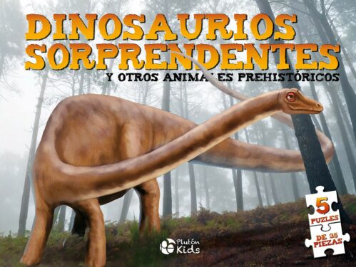 Dino Puzles. Dinosaurios sorprendentes. 5 puzles de 35 piezas