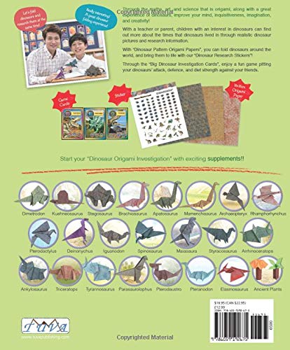 Dinosaur Origami Adventure with Dr. Dinosaur | +7 años | 128 páginas | Libro en inglés 