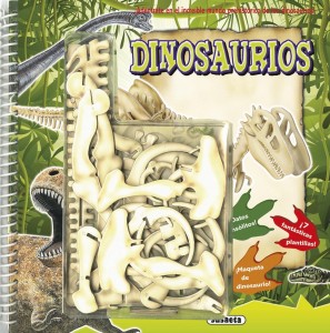 Libros de dinosaurios para niños y adultos | Dinosaurios (Diseña y crea) | +6 años | 32 páginas