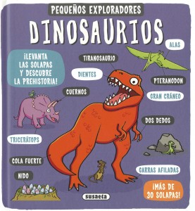 Libros de dinosaurios para niños y adultos | Dinosaurios (Pequeños exploradores) | +6 años | 16 páginas