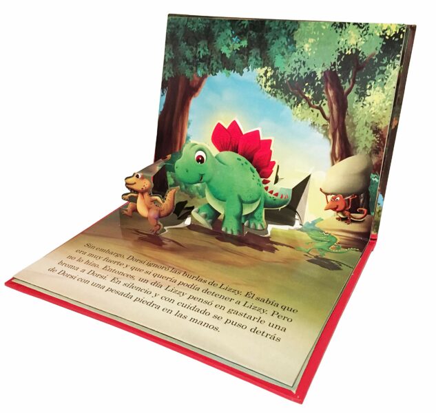 Kimba, el Apatosaurus de gran corazón (libro pop-up) | +3 años | 8 páginas