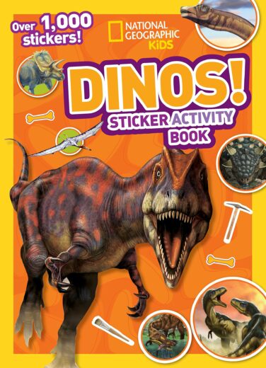 National Geographic Kids Dinos Sticker activity book | +4 años | 56 páginas | Libro en inglés