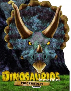 Libros de dinosaurios para niños y adultos | Tricerátops | +4 años | 12 páginas