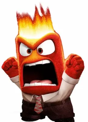 Ira, personaje de Del revés (Inside Out) de Pixar