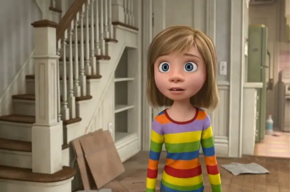 Riley en su nueva casa en Del revés (Inside Out) durante la mudanza