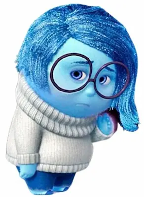 Tristeza, personaje de Del revés (Inside Out) de Pixar