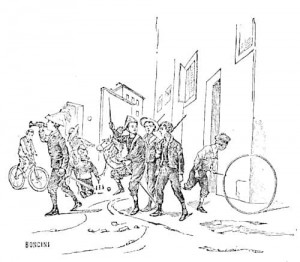 Ilustración de “Las Aventuras de Pinocho” original de Carlo Chiostri.