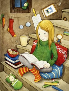 Cómo mejorar la comprensión lectora en niños de primaria | Ilustración de Martina Hoffmann