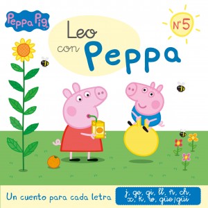 Juguetes y cuentos de Peppa Pig | Un cuento para cada letra: j, ge, gi, ll, ñ, ch, x, k, w, güe-güi | A partir de 4 años | 48 páginas
