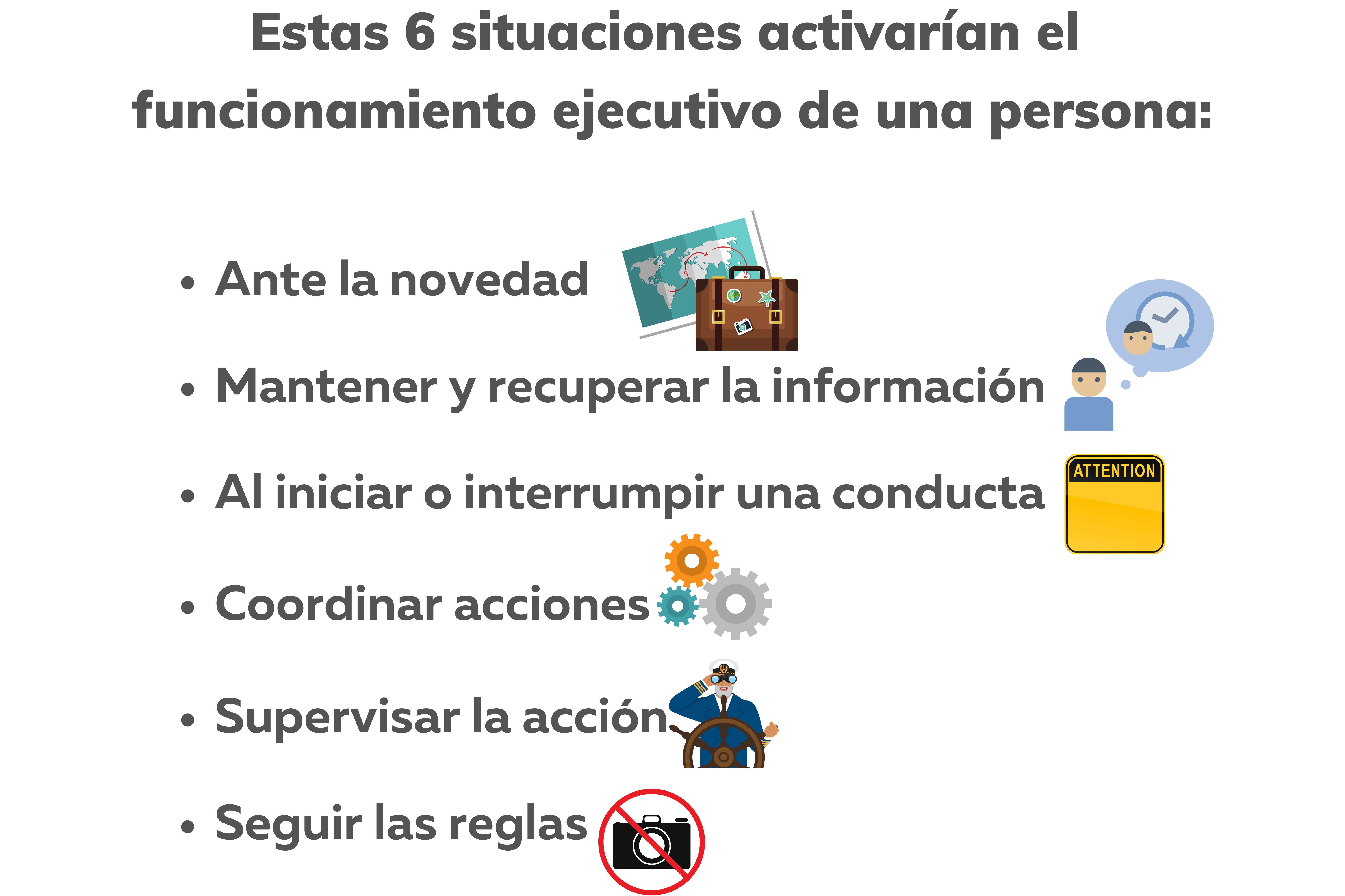 Las funciones ejecutivas