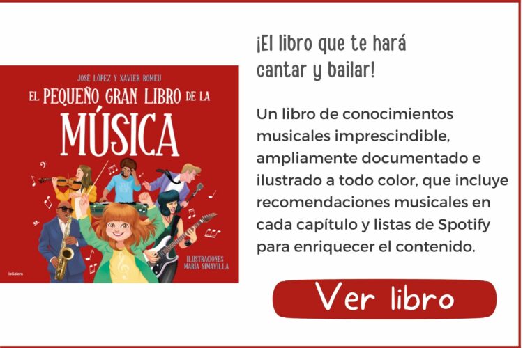 Libros informativos | El pequeño gran libro de la música | A partir de 7 años | 48 páginas