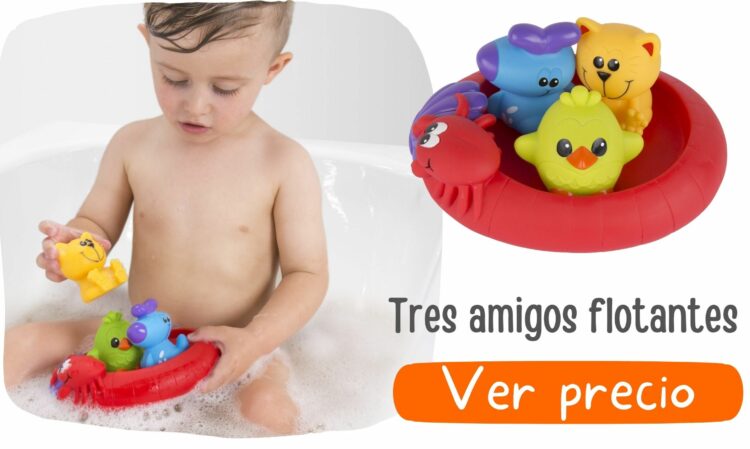 Juguetes de baño sin agujero bebés