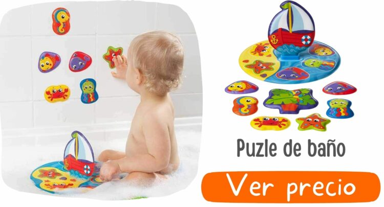 Juguetes de baño sin agujero bebés