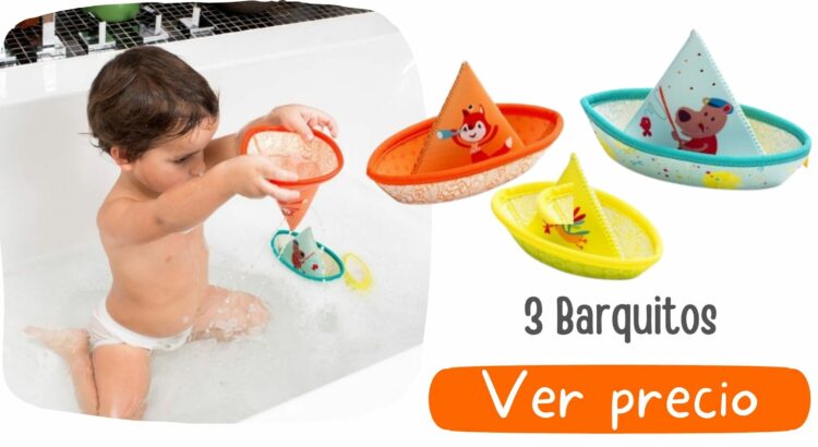 Juguetes de baño sin agujero bebés