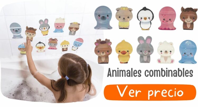 Juguetes de baño sin agujero bebés